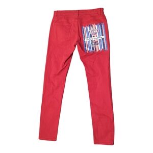Dolce & Gabbana Men's Red Skinny Italian Size 48 Authentic